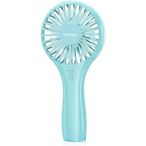 Tripole Mini Handheld Fan Battery Operated Small Personal Portable Fans Speed Adjustable USB Rechargeable Fans Cute Design Powerful Eyelash Fan for Stylish Kids Girls Women Men Indoor Outdoor Travel TriPole