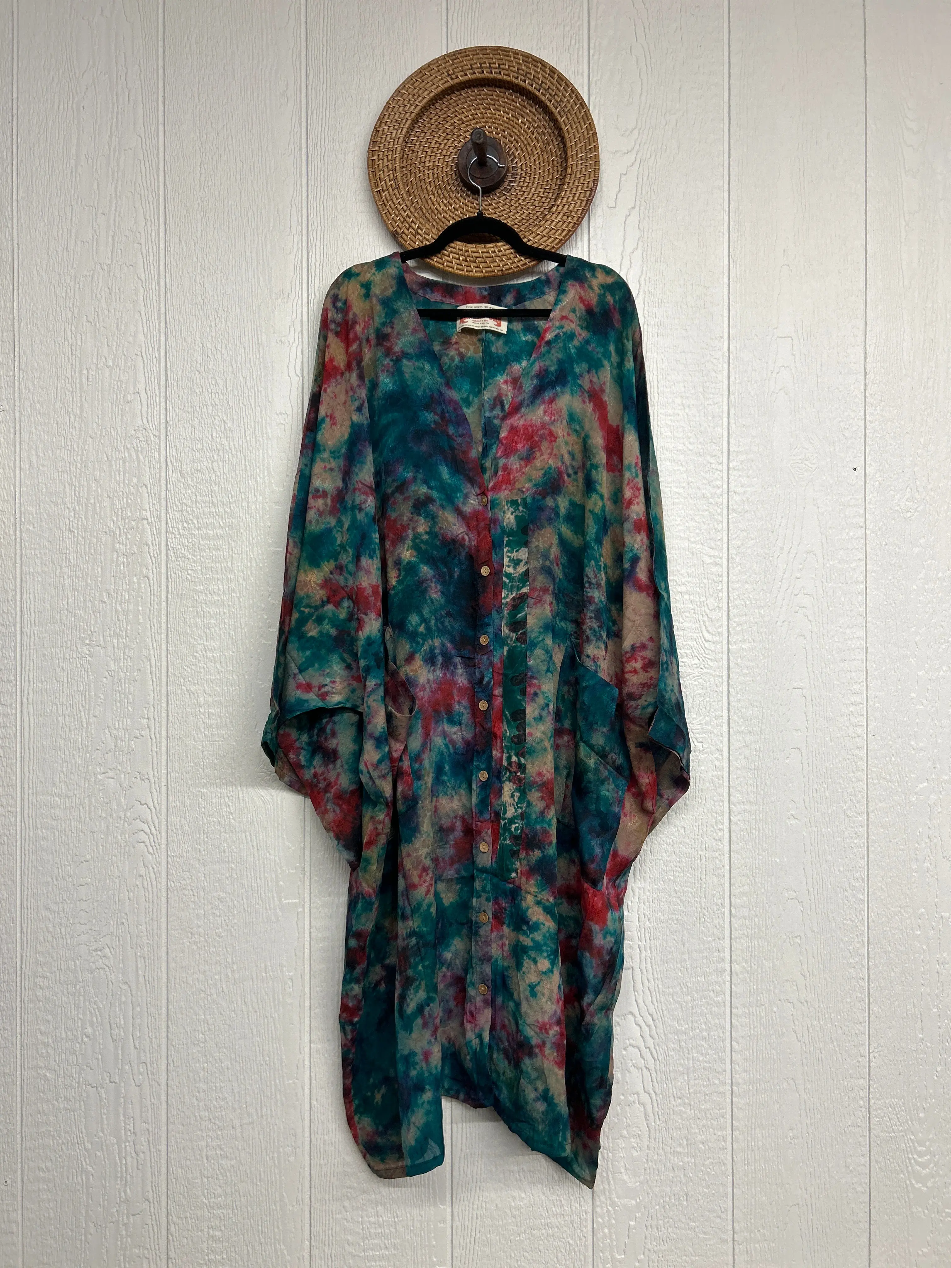 Crepe Sari Gaia Duster Dress 0426 122