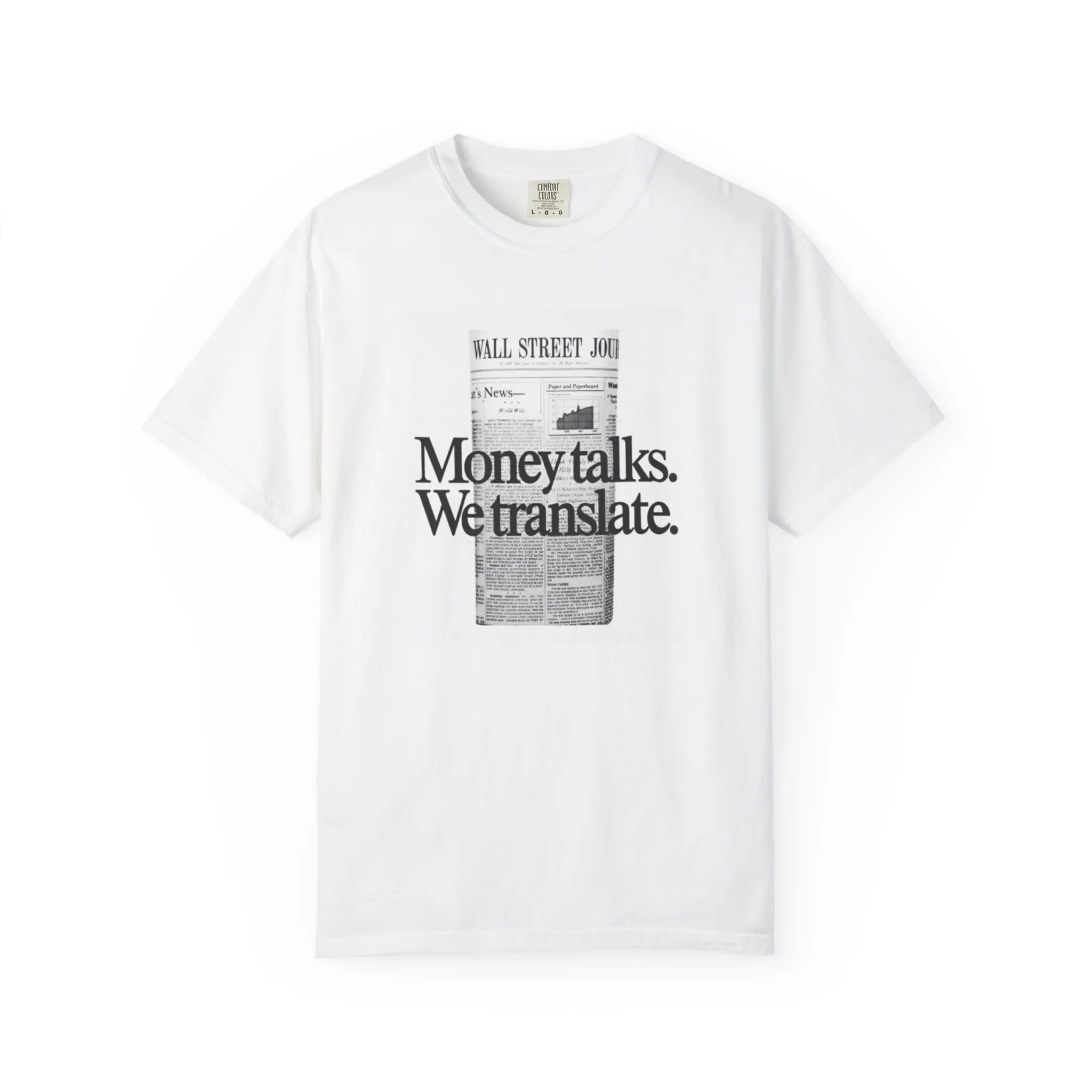 Wsj Money Talks We Translate, Vintage Tee