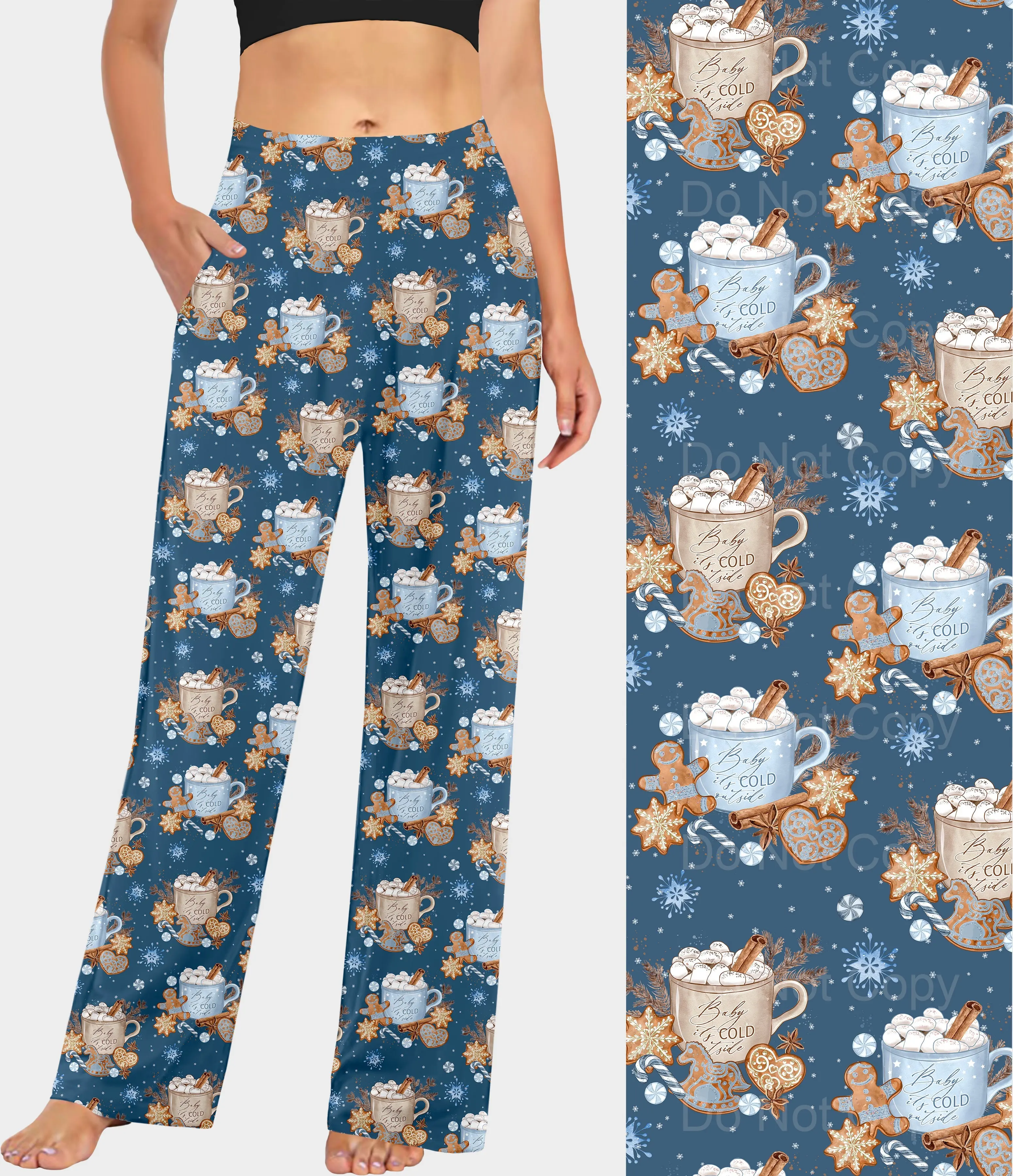 Cozy Gingerbread Lounge Pants (ready to ship)