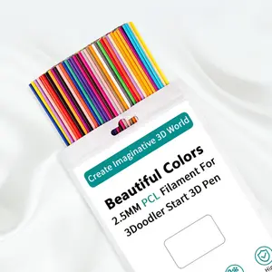 22 Colors 3D Doodler Pen Refills Only Fit for 3Doodler Start+ 3D Pen Low Printing Temperature PCL Filament 3Doodler Start Refills Packs Each Color 15.2 cm x 5 pcs Total 110 pcs Creative Possibilities