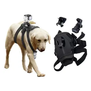 Dog Chest Strap with Camera Mount, 1 Count Adjustable Pet Chest Strap with Camera Mount, Pet Supplies for Outdoor Activities, Harness Straps