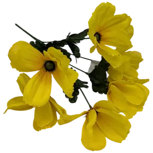 14-Inch Faux Cosmos Bush