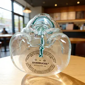 2026 Exclusive Starbucks Bear Glass Tumbler 591ML – Limited Release Cute Bear Cup, Premium Collectible for Fans & Hobbyists