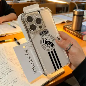 Football club logo Phone Case Casing Protector Suitable for iPhone 17 16e 16 15 14 13 12 11 Mini Pro Max Air X XR XSMAX 8 7 Plus Anti Fall Transparent Soft Back Cover