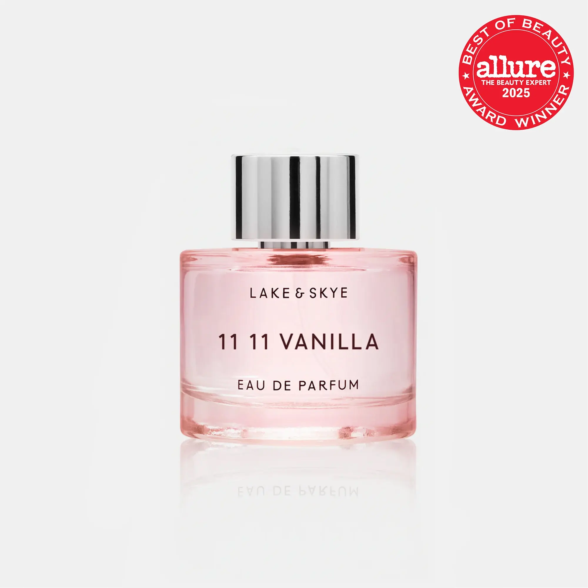 Lake & Skye 11-11 Vanilla Musky Unisex Eau de Parfum - Bottle Spray for Pulse Points, Everyday Wear, 100ml/3.4 fl oz