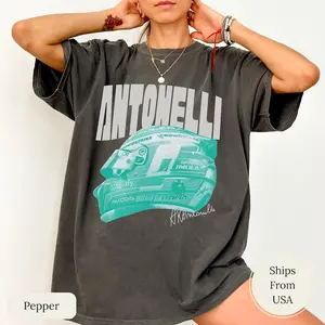 Kimi Antonelli Vintage T-Shirt, F1 Racing Shirt, Formula 1 Retro Tee, Motorsport Apparel, Formula One Merch, Gift for Antonelli Fan