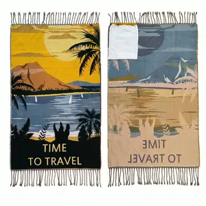 2 in 1 Convertible Towel and Backpack for Travel Swimming Beach Quick Dry Lightweight Portable Turtle Design Ideal for Travelers Swimmers Beachgoers Beachtowel