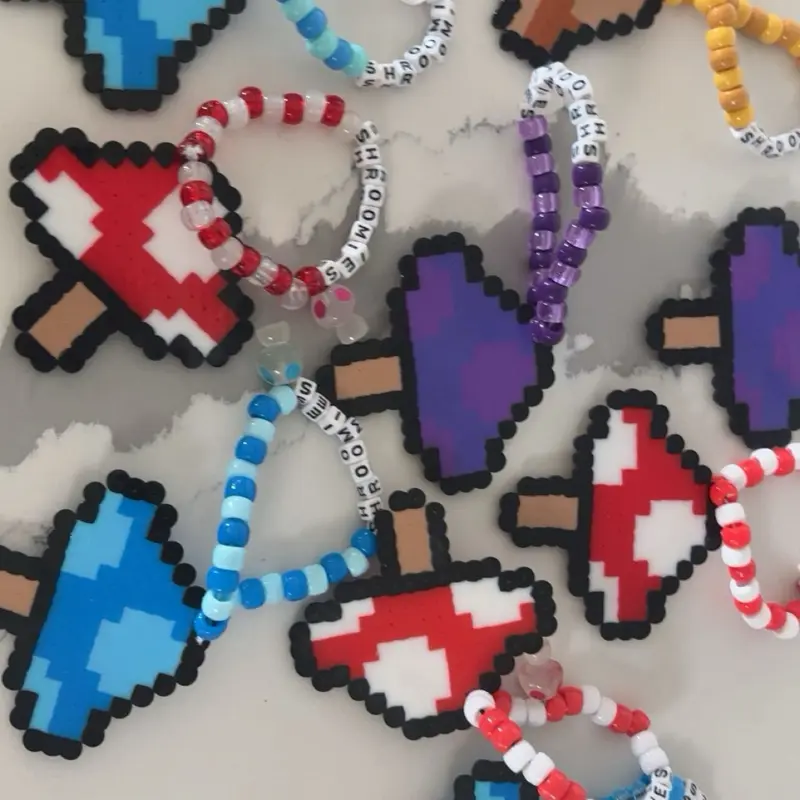 Mushroom Perler Kandi
