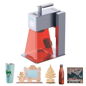 Longer Nano Pro 2-in-1 Dual Laser Engraving Machine, Lightning Speed Portable Laser Engraver and Laser Cutter,Engraving Precision 0.01 * 0.01mm, DIY Engraver Tool for Wood,Leather, Cloth, Ceramics