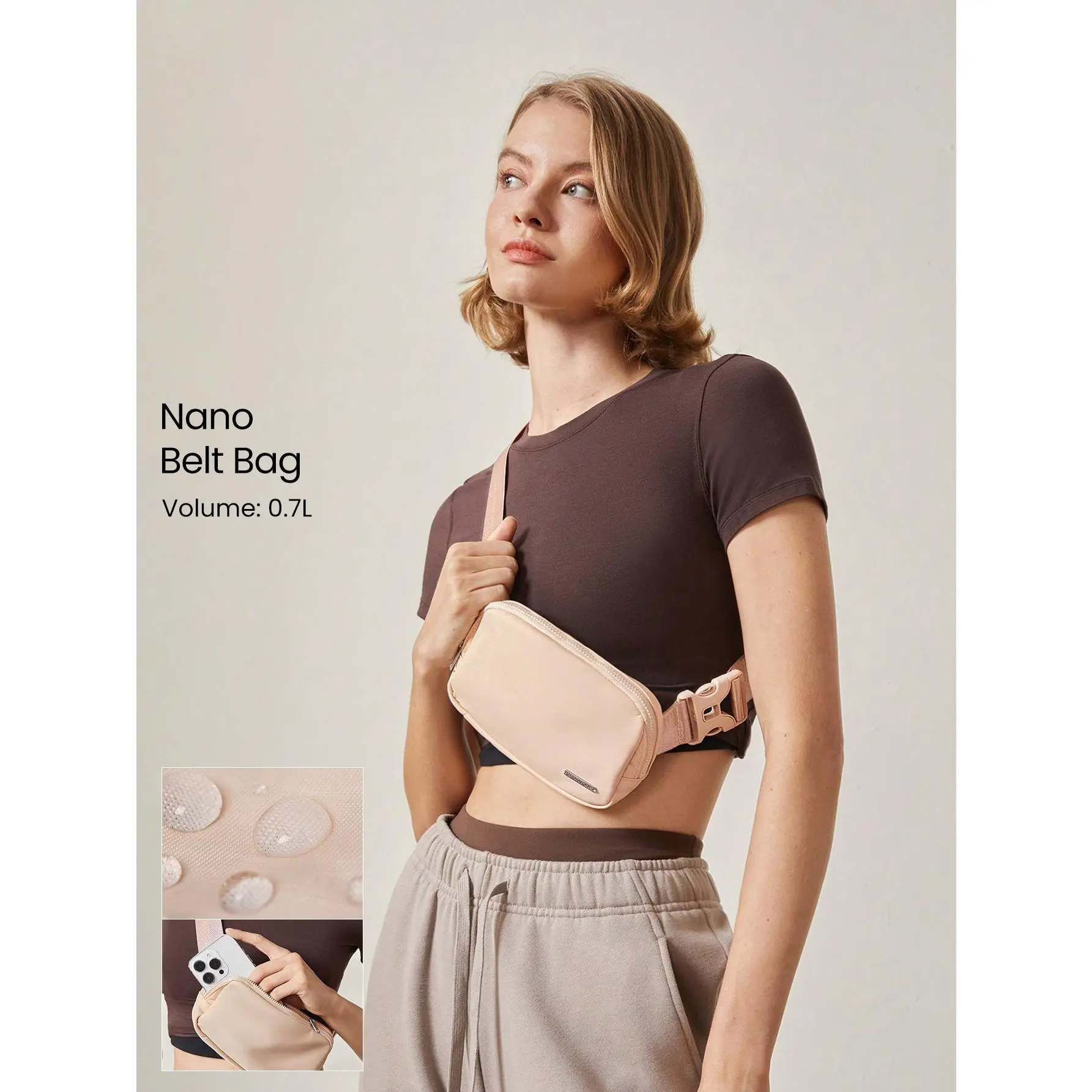 GLOWMODE Tiny Titan Nano Belt Bag Daily Casual