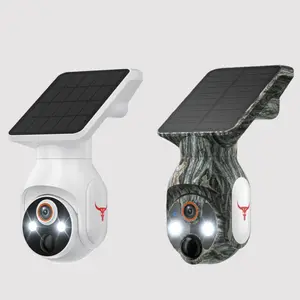 Wireless Outdoor Security Camera, Low Power Solar Ball Machine, WiFi Color Night Vision, Cloud Storage, Easy Installation, Two-Way Audio