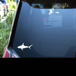 Great White Shark Decal, Great White Shark Car Decal, Great White Window Decal, Shark for Car T