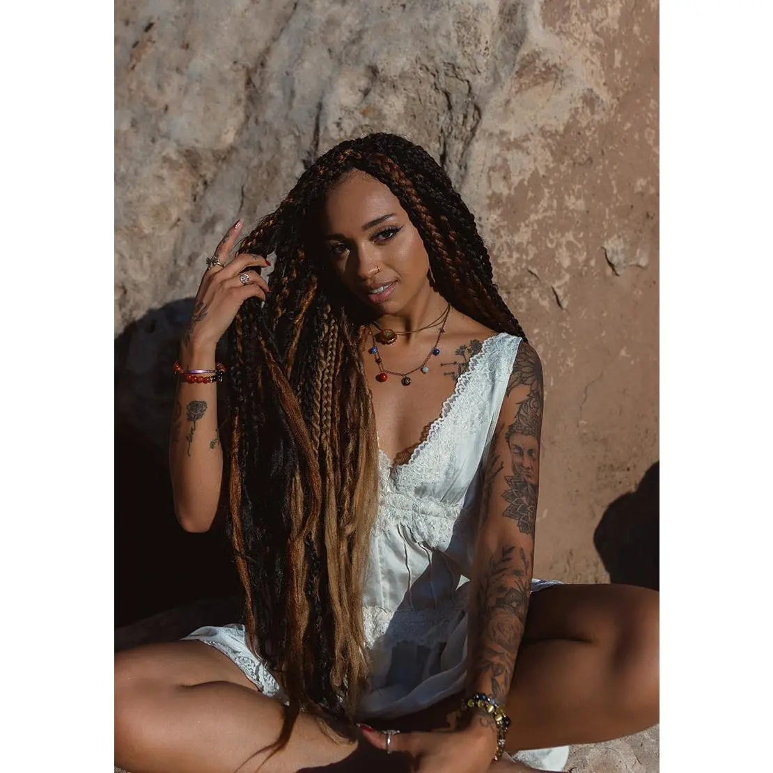 THE KRYSTINA Full Set Dreadlock Extensions (11 packs)