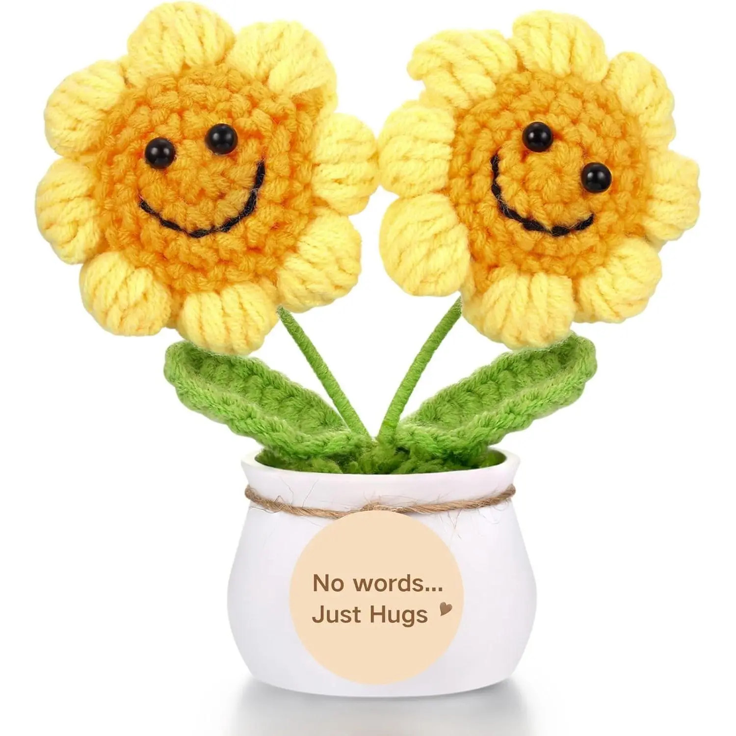 Decorative Floral Home Decor - Sympathy Bereavement Gift for Loss of Loved One, Thinking of You Room Decor Gift for Women, After Surgery Cheer Up Present, Flower
