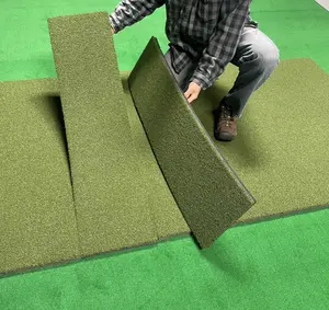 Big Moss True Launch PLUS R/L Ready SIM Kit (5x9 with Strip) – Premium Golf Simulator Mat