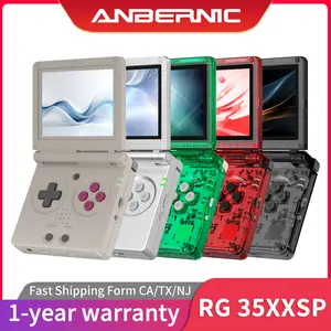 ANBERNIC RG35XXSP Handheld Retro Game Console 3.5" IPS Screen 3300mAh Clamshell Retro Games Consoles Flip Hand-held System Gifts
