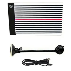 LED Paintless Dent Repair Tool with USB Line Car Body Dents Light Reflector Paintless Dent Removal Checking Line Board Light for Car Depression Repair