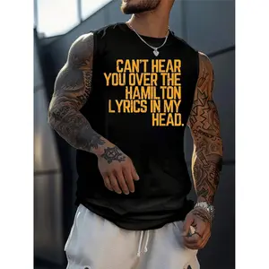 vests 100 percent cotton vintage historic hamilton quote easy to match