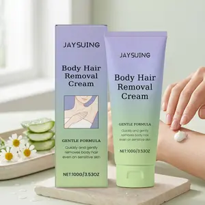 Herbal Body Hair Removal Cream (100g), Non-Irritating, Gentle Cleansing, Soothes Skin, Moisturizing, Smooth, Easy to Use