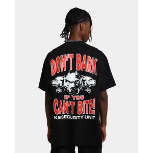 Rats Get Fat Don't Bark T-Shirt Black
