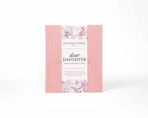 DUNCAN & STONE PAPER CO Dear Daughter Childhood Prayer Journal 230 Pages with Birth Story Photos Milestones Prayers School Photos Travel Diary Planner Vintage Material Portable Notebook