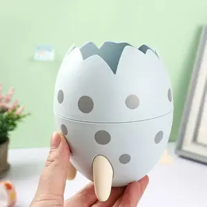 Dinosaur Egg Pen Holder, Large Capacity Cute Elementary School Desk Organizer, Multifunctional Simple Pen Tray Storage
