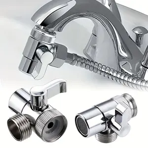 Universal Faucet Switch Adapter Kitchen Sink Splitter Diverter Valve Water Tap Connector for Toilet Bidet Shower Bathroom