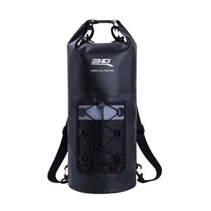 212 MAIN Roll-Top Dry Bag Backpack - Black, Waterproof, Lightweight, All-Weather, UV-Resistant, Wearproof 3D MAXpider Boating Accessory, Ideal for Water Sports