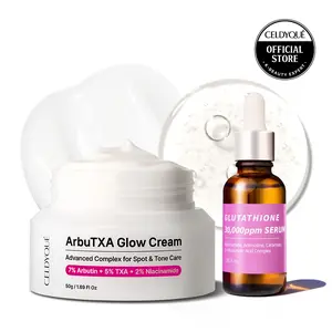 Glutathione 30,000ppm + Arbutin 7% TXA Dark Spot Duo – Even Skin Tone & Radiance | Niacinamide K-Beauty Set | CELDYQUE