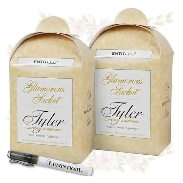 Tyler Candle Diva Reusable Dryer Sachets Bundle - 2 Pack (4 per Pack, 8 Total), Stain Remover Pen, Fabric Softening Laundry Sheets, Scented for Clean Fabric Detergent Beads, Glamorous Look