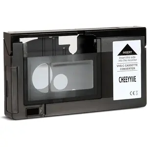 Original Factory Sealed Cassette Adapter for Camcorders SVHS VHS-C to VHS – Ideal for VCR Player, VHS Tapes, Video Cassette Player and VHS to Digital Converting