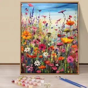 Paint By Numbers Kit for Adults Beginners - 16x20inch/40x50cm Color Canvas, Easy DIY Witch Theme Acrylic Painting Set, DIY Painting Supplies - Perfect for Home Decor & Perfect Gift Option for Birthdays, Mother's Day, Father's Day, Christmas, Without Frame