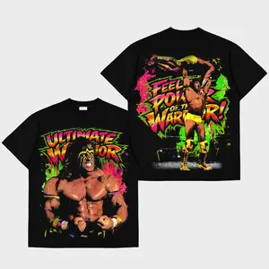 The Ultimate Warrior Premium Cotton T-Shirt, The Face-Painted Legend Shirt, The Power of the Warrior shirt, Ultimate Warrior Fans Shirt, WWE Wrestling Graphic Tee for Fans, gift for WWE fans, Gift for Boyfriends wind breaker world tshirts book merch