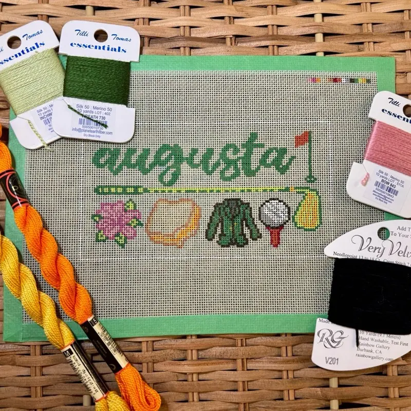 A Day at Augusta Needlepoint Canvas A Day at Augusta Needlepoint Canvas