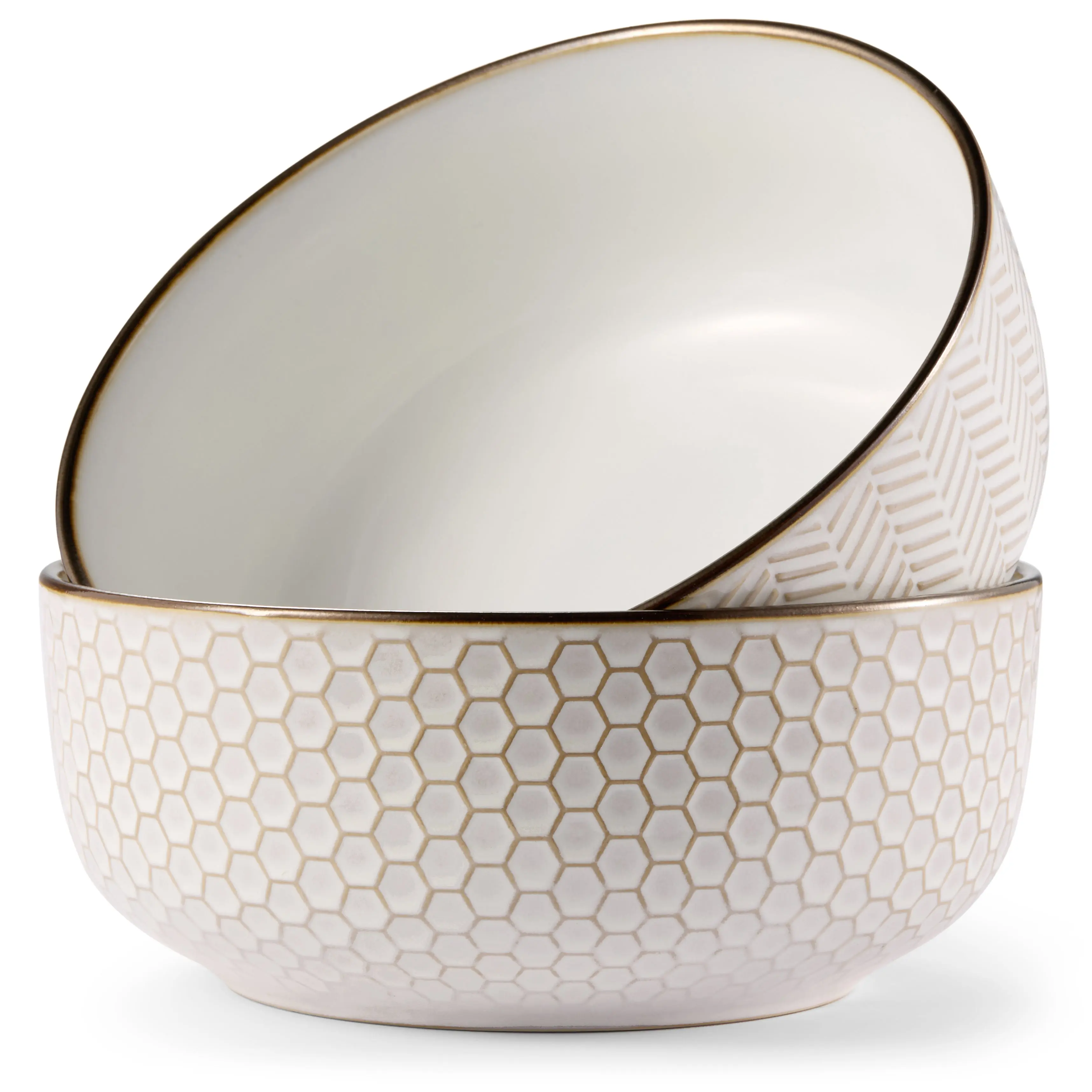 KOOK Gothic Glossy Salad Bowls - Set of 2, Narbonne Collection, Durable Kitchenware Tableware KOOK Gothic Glossy Salad Bowls - Set of 2, Narbonne Collection, Durable Kitchenware Tableware