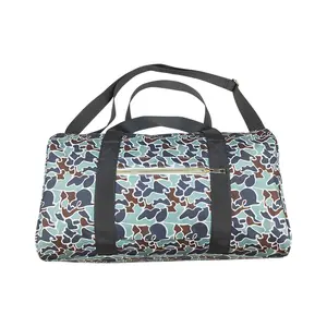 Kids' Camouflage Pattern Gym Bag, Brown-Green Color, Model BA0263