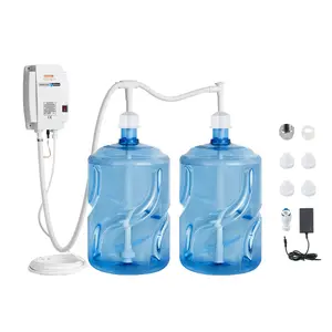 【fathersdaygift】VEVOR Bottled Water Dispenser Pump System, 2x5 Gallon Dispensing System, Automatic Electric Water Dispenser, Double-Pipe Water Jug Pump, Compatible Use with Coffee/Tea Machine, Refrigerator, Ice Maker