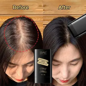 3-Color Quick Touch-Up Hair Dye Stick, Beard Coloring Stick, Portable Temporary Root Touch-Up Hair Stick with Attached Comb