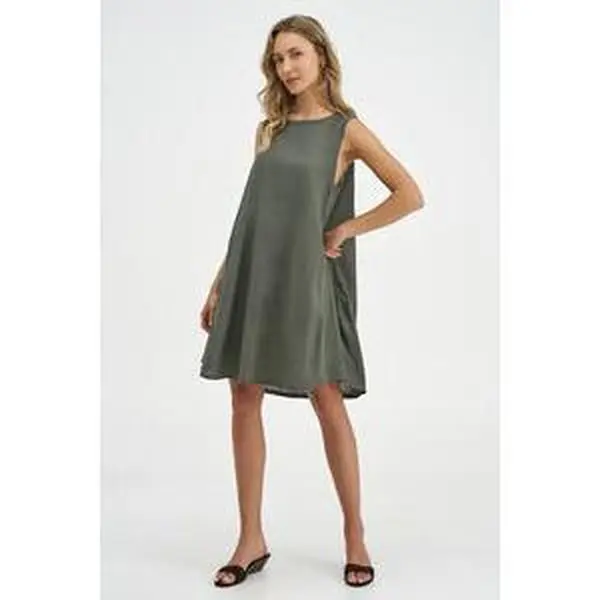 Women's Woven Dress-Cactus
