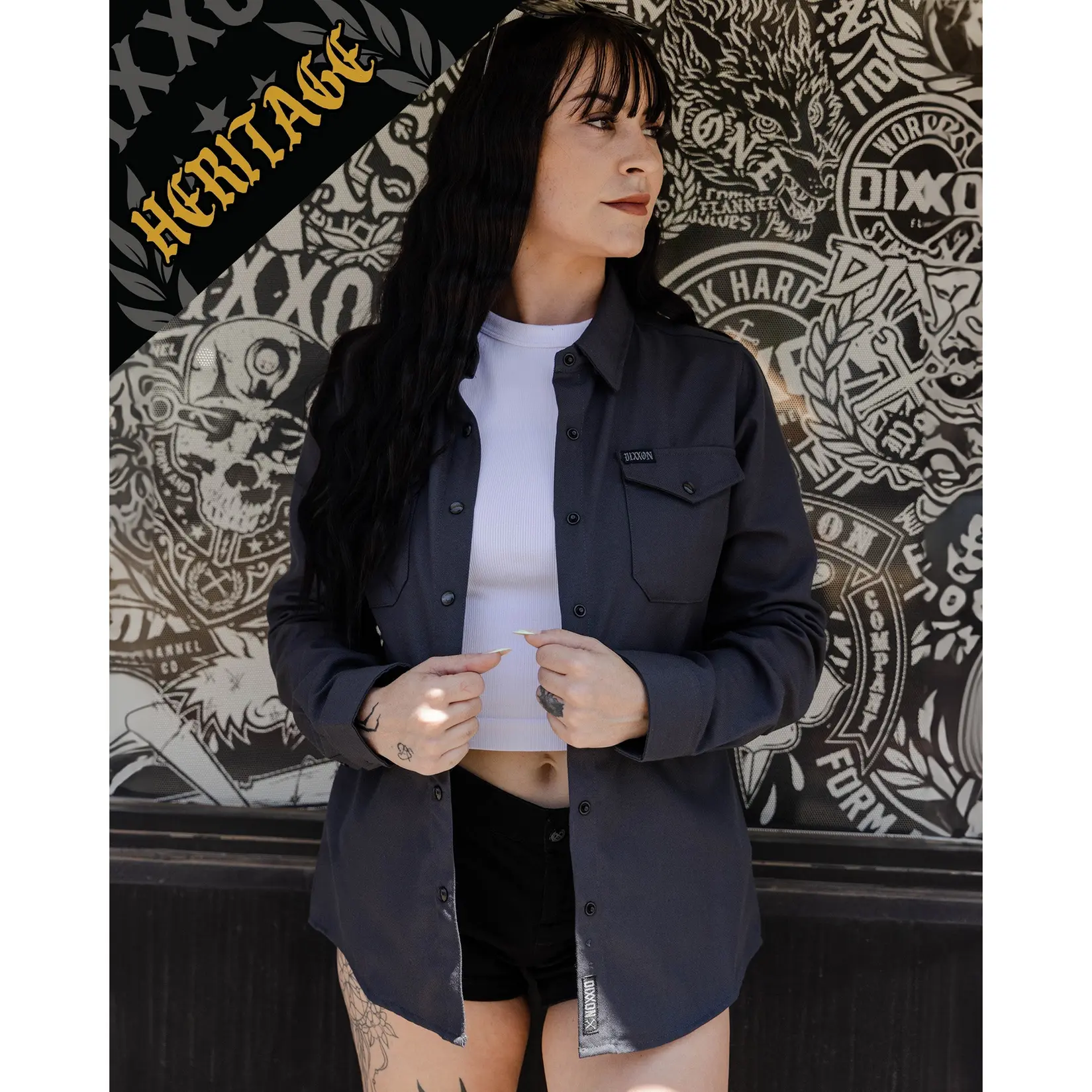 Women's Kraken Heritage Flannel Women's Kraken Heritage Flannel