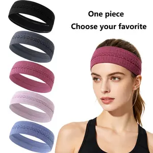 Breathable Sweat Absorbing Yoga Headband, 1 CountHigh Elasticity Hair Band for Women & Men, SportsHeadband for Exercise Outdoor Cycling Running Fitness, SweatWicking Headband, Workout Headband, Athletic Headbands