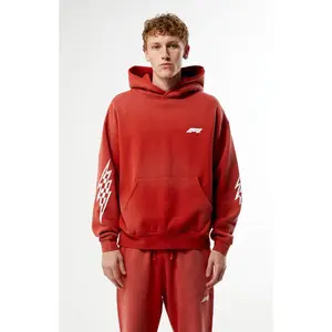 Formula 1 Men's x Pacsun Las Vegas Washed Red Here To Race Hoodie