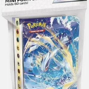 Pokemon TCG: Sword & Shield Mini Portfolio + 1 Silver Tempest Booster Pack 12 packs total per box