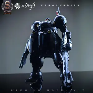 1/144 Scale Rebuild Assault Mecha Model Kit, Full Skeleton Moveable Robot, Articulated Figures, Includes Sniper Rifle & Beam Effect Parts, DIY Sci-Fi Figure Gift