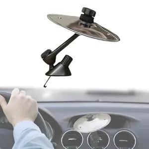 Car Cymbal Drum Air Vent, Mini Metal Drum Crash Cymbal for Car Dashboard, Funny Musical Instruments Gadget for Drummer Music Lovers Gift, Car Desktop Decor