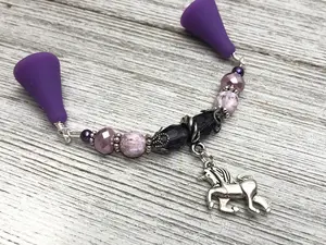 Charmed Point Protector for Knitting Needles, 10 Designs