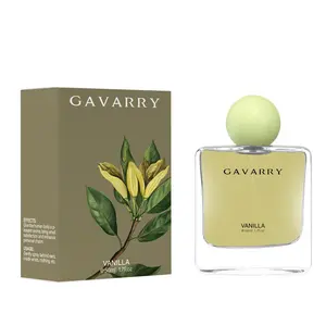 Gavarry Vanilla Perfume, Citrus Top Notes, Sweet Jasmine & Vanilla Middle, Warm Woody Base, Liquid Form, Sensory Awakening Fragrance, Floral Woody Fragrance
