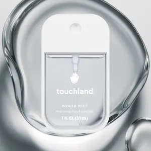 Touchland Unscented Power Mist Hand Sanitizer, Hydrating, Sanitizing & Delicately Scented, 1 Fl Oz