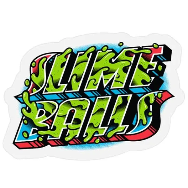 Santa Cruz Slime Balls Greetings From SB Sticker